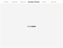 Tablet Screenshot of dundeethistle.co.uk